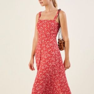 Floral Reformation Midi Dress